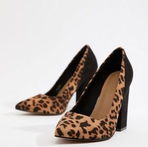 Wide Block Heels Pumps